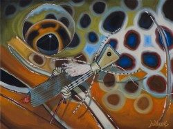 Abstract Brown – Foam Hopper