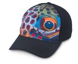 DeYoung/Simms Flexfit Trucker Hat – Brown Trout