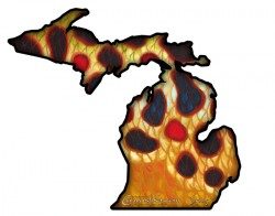 Michigan Brown Trout Cutout Decal