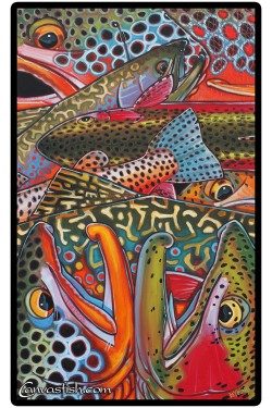 Trout Confetti 1 Decal