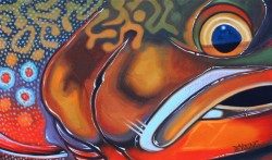 Abstract Brookie – Orange