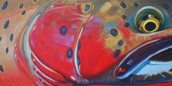 Abstract Cutthroat – Blue Spot