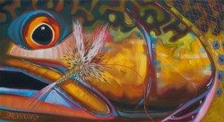 Abstract Brookie – Grey Wolf