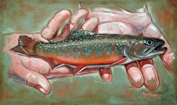 Brookie in Hand