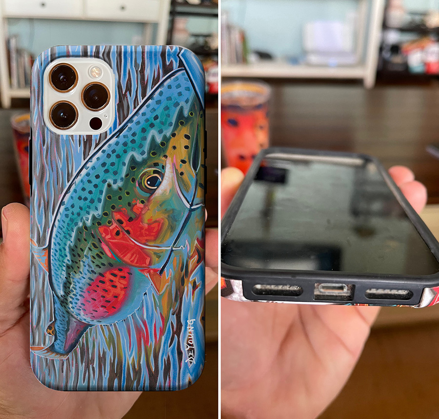 Fishing Gear Fish Phone Case For iPhone 15 13 12 11 14 Pro Max Mini X