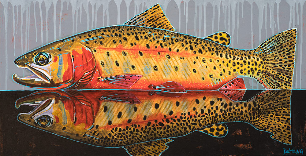 Derek DeYoung Pilsner Set- brown trout