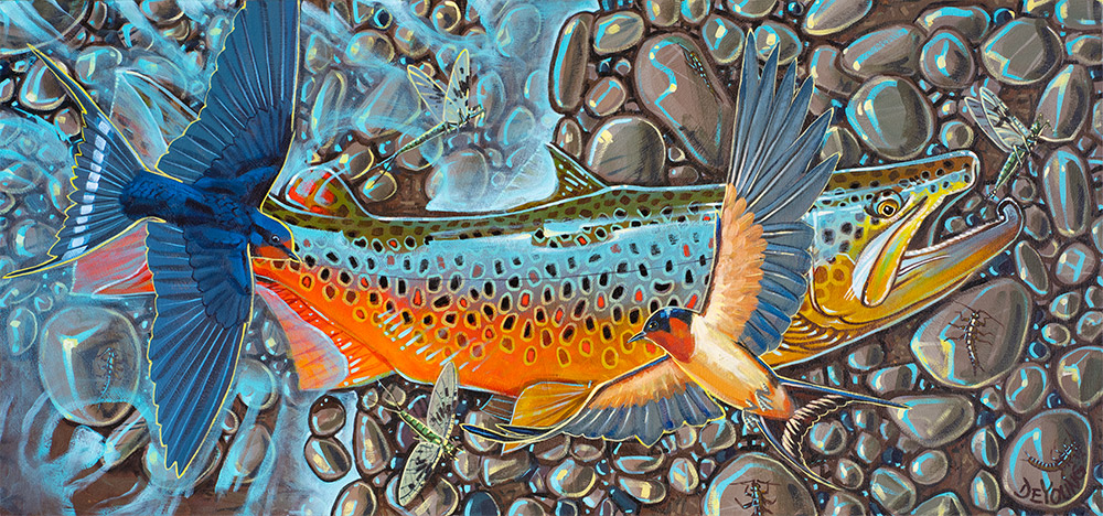 Derek DeYoung  The DeYoung Collection – oil paintings & angling  accessories featuring the art of Derek DeYoung